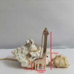 گردنبند و گوشواره به طرح زرافه