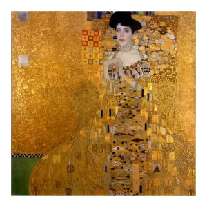 تابلو نقاشی زن طلایی